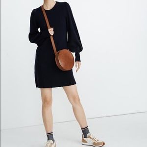 NWT Madewell puff-sleeve sweater dress